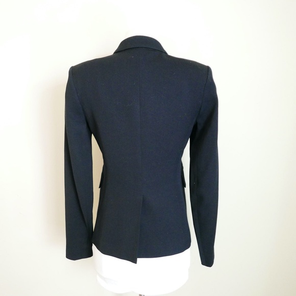Theory Navy Wool Blazer - Picture 4 of 11